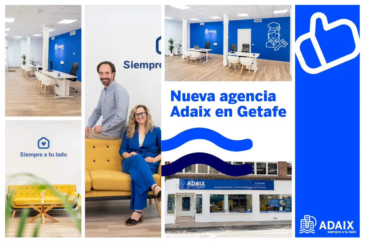 Nueva agencia Adaix en Getafe, Madrid, con el nuevo diseño de la red inmobiliaria Adaix